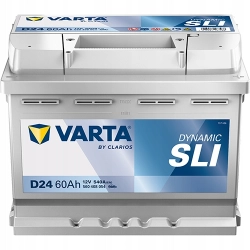 Akumulator Varta Blue Dynamic D24 12V 60Ah 540A P+