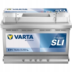 Akumulator VARTA Blue Dynamic E11 12V 74Ah 680A P+