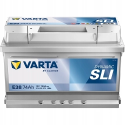 Akumulator Varta Silver Dynamic E38 12V 74Ah 750A P+