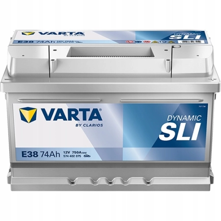 Akumulator Varta Silver Dynamic E38 12V 74Ah 750A P+