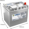 Akumulator Varta Dynamic EFB 65AH 650A N65 START STOP P+