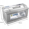AKUMULATOR 95AH 850A 12V VARTA DYNAMIC EFB N95 P+