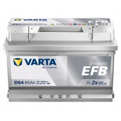 AKUMULATOR 65AH 650A 12V VARTA DYNAMIC EFB START STOP D54 P+