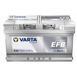 AKUMULATOR 75AH 730A 12V VARTA DYNAMIC EFB E46