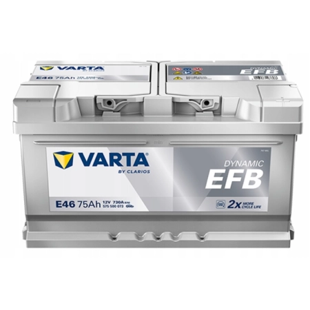 AKUMULATOR 75AH 730A 12V VARTA DYNAMIC EFB E46