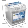 AKUMULATOR 44AH 420A 12V VARTA DYNAMIC SLI B36 P+