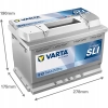 AKUMULATOR 74AH 680A 12V VARTA DYNAMIC SLI E12 L+