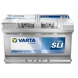 AKUMULATOR 80AH 740A 12V VARTA DYNAMIC SLI F16 P+