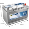 AKUMULATOR 95AH 830A 12V VARTA DYNAMIC SLI G7 P+