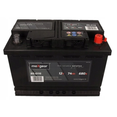 Akumulator Maxgear 12V 74 Ah 680 A P+