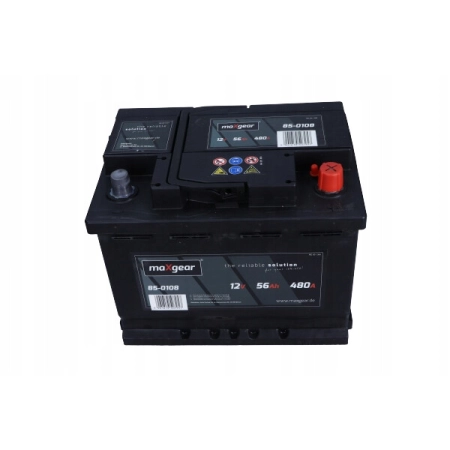 AKUMULATOR MAXGEAR 12V 56Ah 480A B13 P+