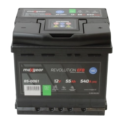 AKUMULATOR MAXGEAR 12V 55Ah 540A EFB START-STOP P+