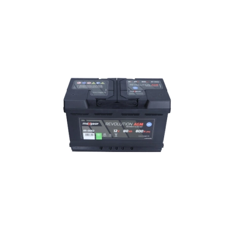 AKUMULATOR MAXGEAR 12V 80AH 800A P+ AGM START STOP
