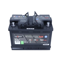 AKUMULATOR MAXGEAR 12V 70Ah 760A AGM P+ START STOP