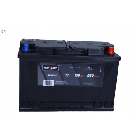 Akumulator Maxgear 12V 120Ah 950A P+
