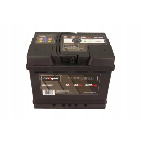 Akumulator Maxgear 66 Ah 600 A Prawy +
