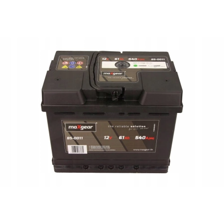 Akumulator Maxgear 12V 61AH 540A P+
