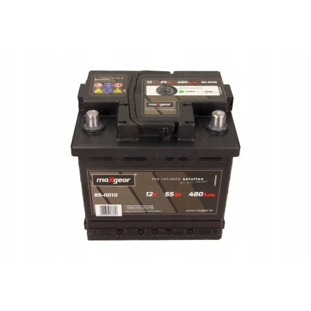 Akumulator Maxgear 12V 55Ah 480A Prawy +