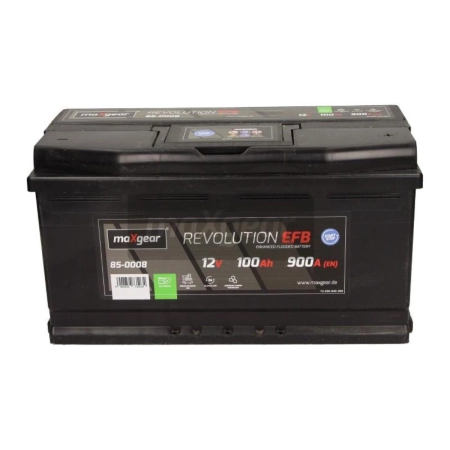 Akumulator Maxgear 12V 100Ah 900A Prawy + Start Stop